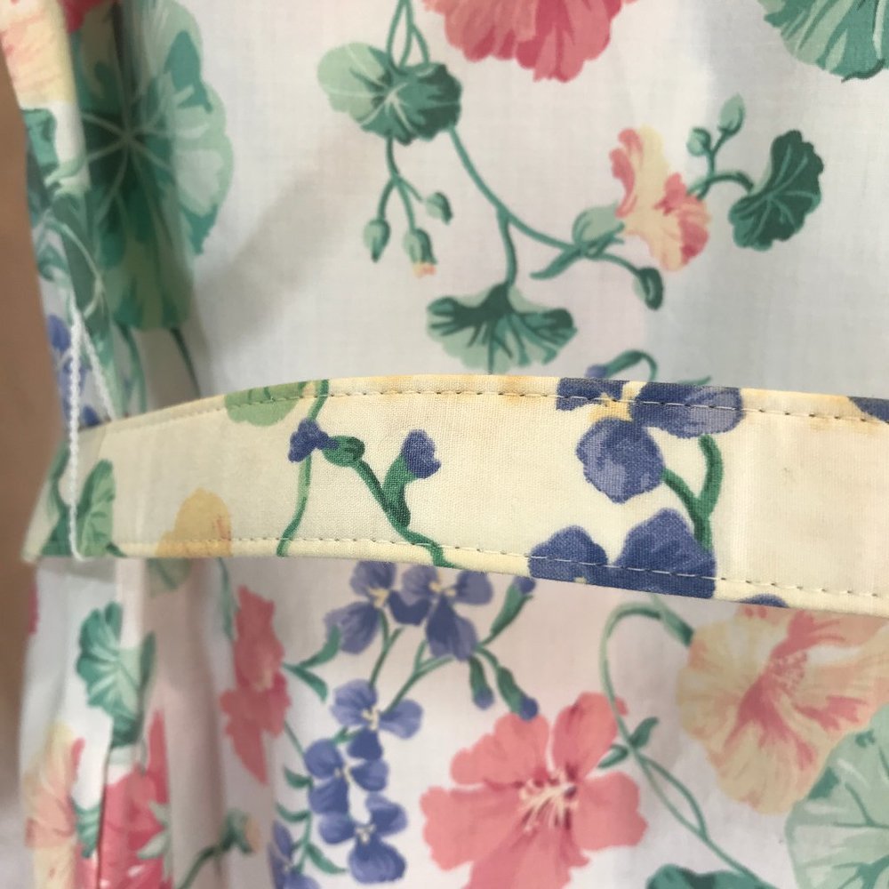 Vintage Classic 50' 60's Dress Morning Glory Print - Picture 11 of 11